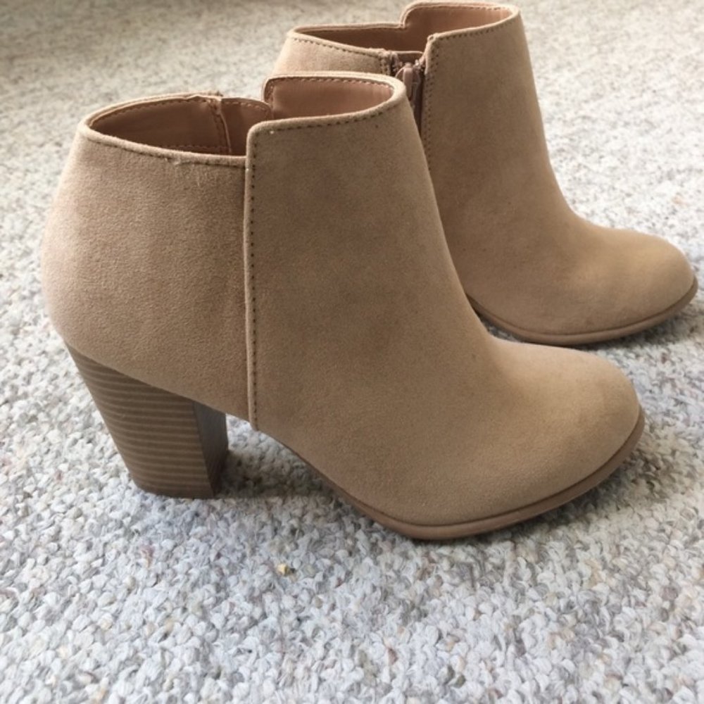Old Navy Tan Booties